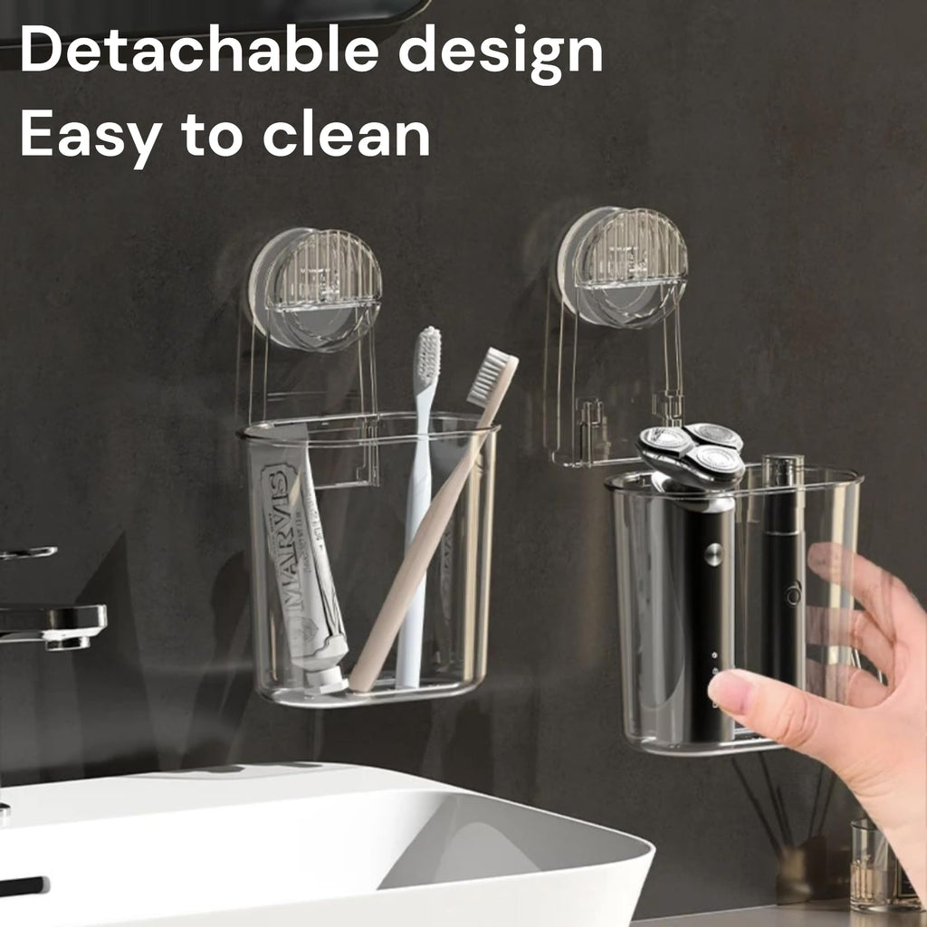 3 pack Vacuum Suction Cup Hooks Set for Shower Kitchen Storage Glass Window Tile Wheath Heavy Duty Suction cup hooks. Toothbrush Suction Holder Multifunctional Waterproof Removable Reusable Clear