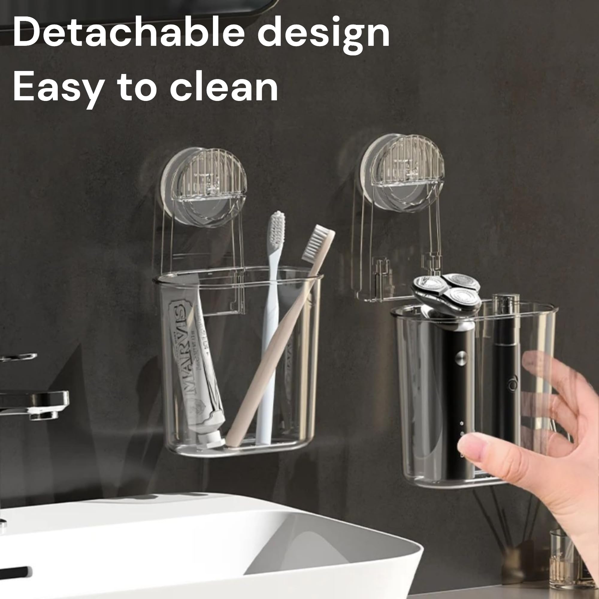 3 pack Vacuum Suction Cup Hooks Set for Shower Kitchen Storage Glass Window Tile Wheath Heavy Duty Suction cup hooks. Toothbrush Suction Holder Multifunctional Waterproof Removable Reusable Clear