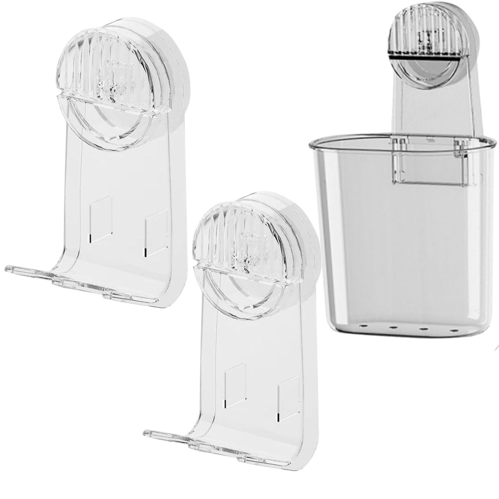 3 pack Vacuum Suction Cup Hooks Set for Shower Kitchen Storage Glass Window Tile Wheath Heavy Duty Suction cup hooks. Toothbrush Suction Holder Multifunctional Waterproof Removable Reusable Clear