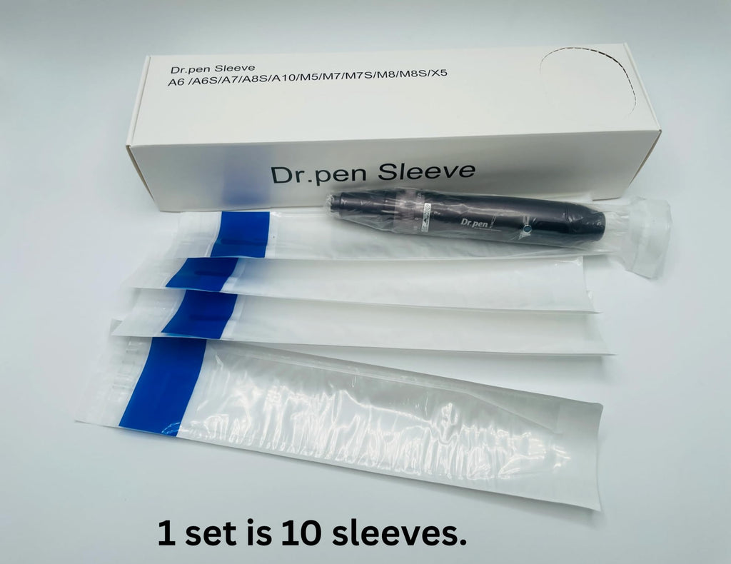 Disposable Self Adhesive Skin Pen Covers, Clear Plastic Sheaths,Bags 10 pcs